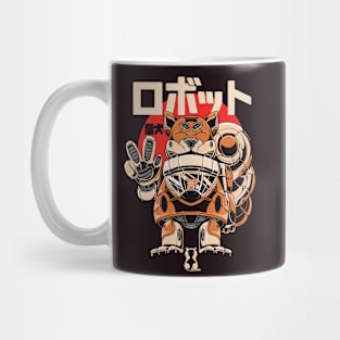 Manga Style Shiba Inu Mech Robot Anime Comic Cartoon Japanese Mug